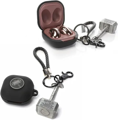 Miniatura 3 de Funda para Samsung Galaxy Buds FE(2023) / Buds2 Pro (2022) / Buds 2 (2021) / Buds Pro (2021) / Buds Live (2020) auriculares con cordón para muñeca