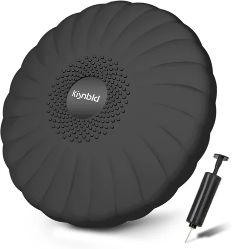 kisnbld Cojín Tambaleante, Asiento Wiggle Extra Grueso para Niños Sensoriales, Disco de Equilibrio Antideslizante con Bomba de Inflado para Fuerza