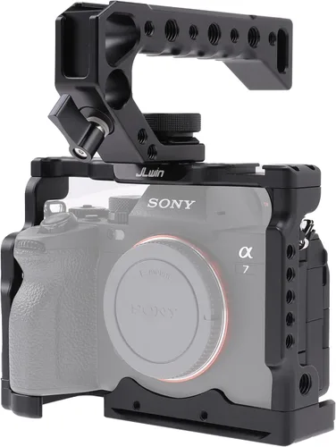 Miniatura 10 de Hersmay Jaula para Canon M5 M50 II con mango superior, jaula de cámara para cámara Canon EOS M50 Mark II/M50/M5, Vlogging Video Shooting Cine Rig