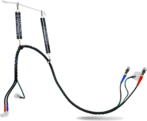 Miniatura 9 de Tectran Kit de línea de vida 3 en 1 Airpower Line Kit de tierno de resorte doble de 16 pulgadas Gladhands anodizados Empuñaduras premium