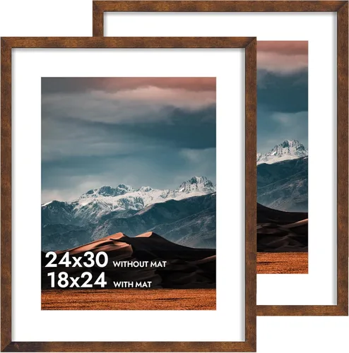 Miniatura 65 de iRahmen - Juego de 2 marcos de fotos de 4 x 6, marco de madera negro con cristal de alta definición, para mostrar fotografías de 3.5 x 5