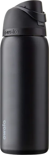 Miniatura 22 de Owala FreeSip - Botella de agua aislada de acero inoxidable con popote, botella de agua deportiva sin BPA, ideal para viajes, 32 onzas, verde putting