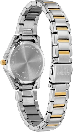 Miniatura 2 de Citizen Reloj de cuarzo para mujer, acero inoxidable, clásico, bicolor (Modelo EQ0595-55L), Bitono, Classic