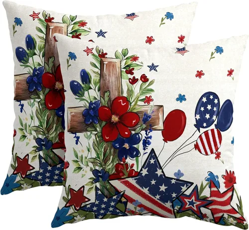 Miniatura 11 de Juego de 2 fundas de almohada de plantas verdes de 18 x 18 pulgadas, diseño de hojas de helecho botánico verde salvia, primavera, verano, vintage