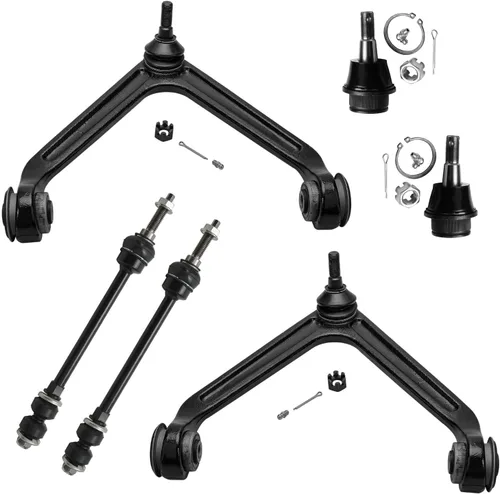 Miniatura 60 de Detroit Axle - Kit de extremo delantero para Chrysler 300 Dodge Charge Challenger 2011-2023, 2 brazos de control inferiores traseros 2 rótulas