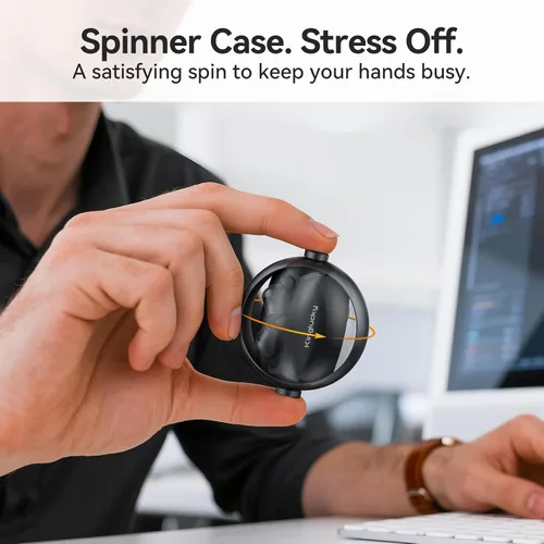 Miniatura 9 de Kinglucky Auriculares inalámbricos 2 en 1, auriculares intrauditivos y abiertos con clip, ajuste cómodo, auriculares Bluetooth 5.4 con micrófono