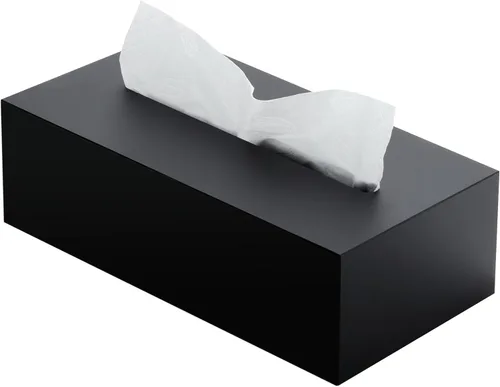 Miniatura 10 de SANRUI Caja de pañuelos faciales de acrílico transparente con tapa superior de 0.315 in, organizador rectangular para dispensadores de servilletas