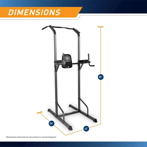 Miniatura 2 de Marcy Torre de potencia multifuncional para entrenamiento de fuerza Gimnasio en casa VKR - Negro