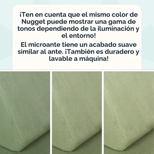 Miniatura 9 de Nugget - El sofá de juego original para niños - Sofá modular de espuma infantil para sala de juegos, imaginación y juego creativo de extremos Bambú