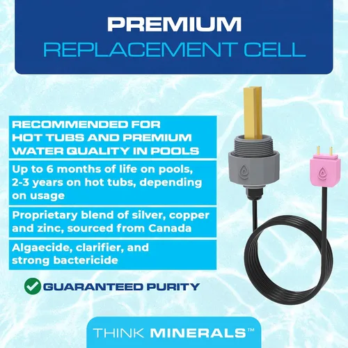 Miniatura 3 de Electrodos de celda de repuesto ClearBlue Ionizer Premium - Pieza original del fabricante CBI-Cell-PSL