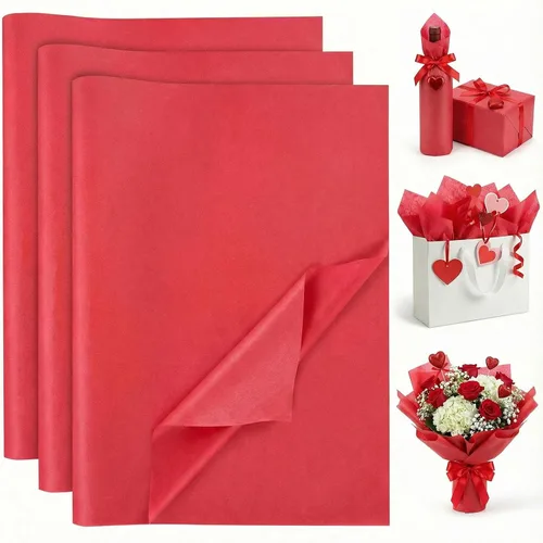 Miniatura 10 de Koogel 120 hojas de papel de seda marrón a granel, 14 x 20 pulgadas, papel kraft para envolver regalos, manualidades DIY, decoración navideña