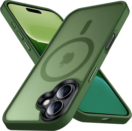 Miniatura 13 de Anqrp Funda magnética a prueba de golpes para iPhone 11, [compatible con MagSafe] [probada contra caídas de grado militar] Funda delgada de silicona