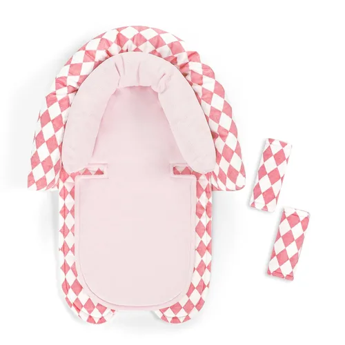 Miniatura 14 de GFU Apoyo para la cabeza del asiento de coche para recién nacido, 2 en 1 Apoyo para la cabeza y el cuerpo del asiento de coche para bebé