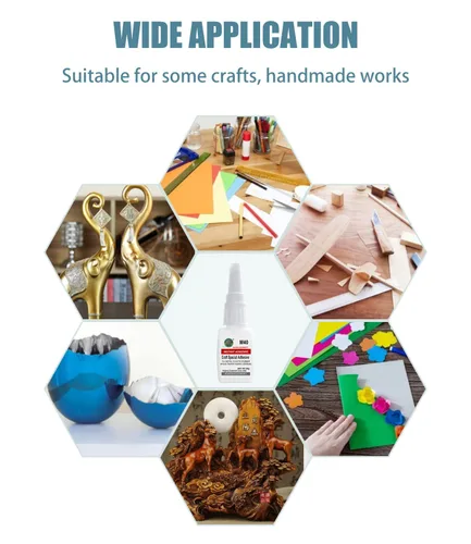 Miniatura 3 de Super pegamento para manualidades, adhesivo fuerte al instante para manualidades, modelo, miniaturas, Lego, álbumes de recortes, fabricación