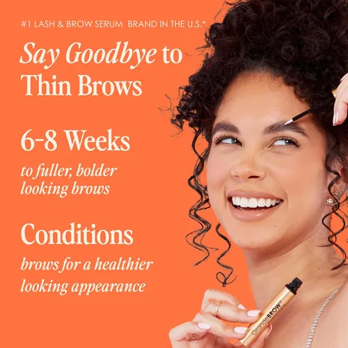 Miniatura 3 de Grande Cosmetics GrandeBROW Suero para mejorar las cejas para unas cejas más llenas y atrevidas - Suero para cejas con vitaminas, péptidos