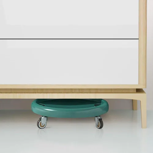 Miniatura 8 de Rueda de rodillo abdominal, equipo de ejercicio abdominal con rodilleras, tabla de rueda abdominal multifuncional para mujer, rotación de 360°