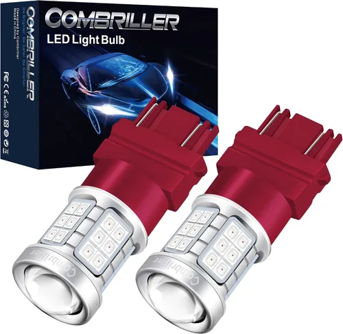 Miniatura 11 de Combriller 194 foco LED blanco 6000K súper brillante 168 2825 W5W T10 con cubierta protectora y diseño hueco, focos LED de repuesto para domo, mapa
