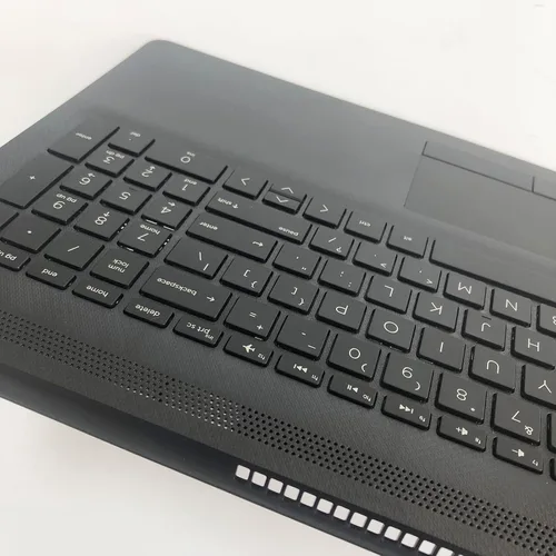 Miniatura 3 de LTPRPTS Reemplazo para HP 15-DA 15-DB 15-DR 15-DA0053WM 15-DA0012DX 15-DA0073WM Trackpad AHS US 15.6" Carcasa superior para laptop Palmrest Teclado