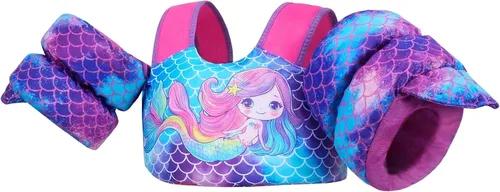 Miniatura 18 de Gogokids 2-in-1 Toddler Swim Vest Pool Floaties for Kids[CPC Certified & Remove Crotch Strap]Puddle Float Jumper 24-66 Pounds, Toddler Arm Floaties