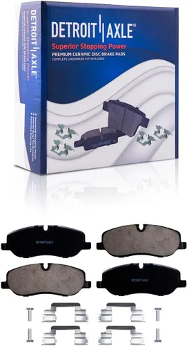 Miniatura 6 de Detroit Axle - Kit de frenos para Land Rover LR3 2005-2009, Rotores de freno deportivos Range Rover 2006-2009 y pastillas de freno de cerámica 2007