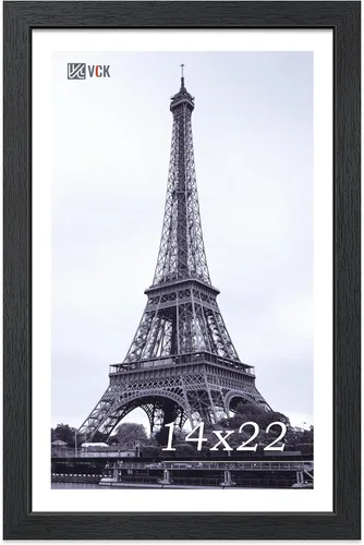 Miniatura 88 de VCK Marco de fotos de 24 x 36 pulgadas, exclusivo marco de póster grande negro para pared, galería en casa, oficina, 1 paquete