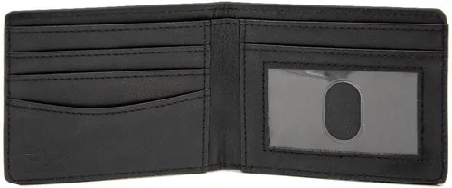 Miniatura 8 de Buckle-Down Billetera de DC Comics para hombre, plegable, Wonder Woman 1984 WW Logo Close Up Black Golds, cuero vegano, 4.0 x 3.5 pulgadas, Mujer