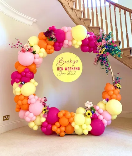Miniatura 6 de Kit de arco de guirnalda de globos rosa bebé, 110 globos de látex rosa, 5/10/12/18 pulgadas, revelación de género, baby shower, boda, decoración