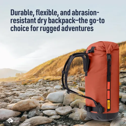 Miniatura 2 de Sea to Summit Big River Dry Mochila con arnés ajustable, 30 litros, color negro azabache