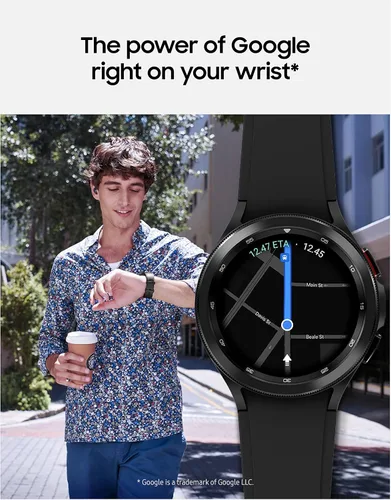 Miniatura 8 de SAMSUNG Galaxy Watch 4 Classic 46mm - Reloj inteligente con monitor y rastreador de ECG para salud, fitness, correr, ciclos de sueño, detección