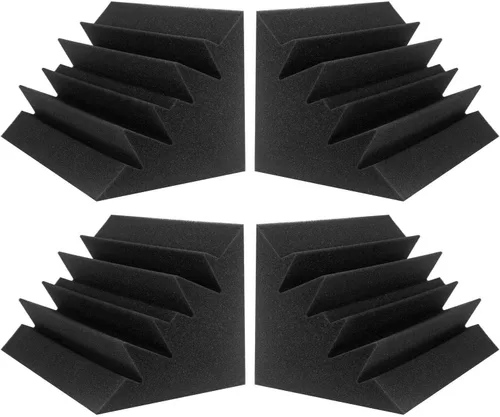 Miniatura 5 de JBER Column - Cuña acústica para estudio de espuma con acabado de bloque de esquina para estudios o cine en casa, KTV (paquete de 32)