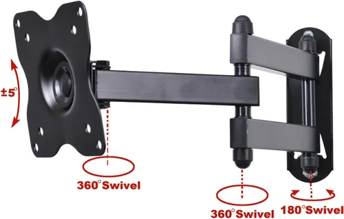 Miniatura 3 de VideoSecu Soporte articulado de pared para TV Vizio 28" 29" 32" 42" E291-A1 E320-A1 E320i-A0 E390i-A1 E291i-A1 E320i-A2 M321i-A2 E370-A0 E390-A1