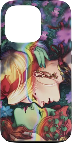 Miniatura 10 de iPhone 16 DC Comics Pride Harley Quinn & Poison Ivy Nose Touch Case
