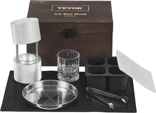 Miniatura 12 de VEVOR Prensa de Bolas de Hielo, Prensa de Bolas de Hielo de 2.4", Kit de Prensa de Bolas de Hielo de Aluminio para Aviación para Esfera de Hielo