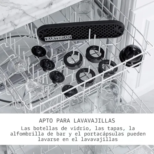 Miniatura 8 de Bartesian Máquina de cóctel y margarita prémium para el bar casero con simplicidad de botón y un diseño fácil de limpiar (55300)