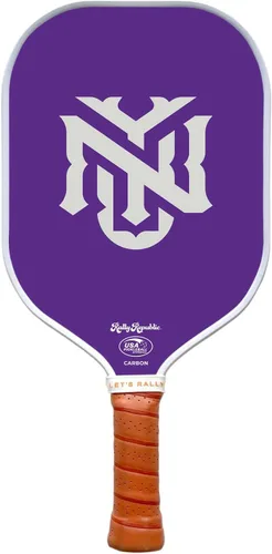 Miniatura 10 de Raqueta de pickleball colegial oficialmente licenciada - Raqueta aprobada por la Asociación de Pickleball de EE. UU. - Núcleo de nido de abeja Texas