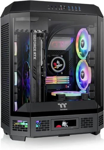Miniatura 35 de Thermaltake Torre 600 Rosa Burbuja, torre media; 2x140mm ventiladores CT incluidos; soporte para radiador de 420mm; espacio para GPU de 400mm