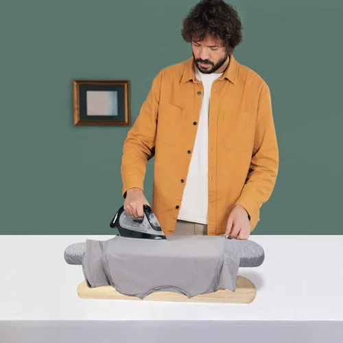 Miniatura 7 de Pantalones acolchados y tablas de planchar de manga con acolchado ultra grueso, tabla de planchar de doble cara, gris