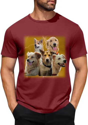 Miniatura 39 de Camisetas personalizadas para hombre, camiseta personalizada con fotos, imagen de mascota, camiseta unisex, diseña tu propio regalo divertido