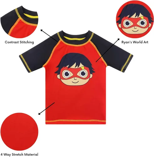 Miniatura 5 de Dreamwave Authentic Character Boys Rash Guard UPF 50 - Protector infantil