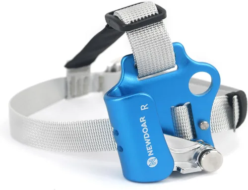Miniatura 5 de NewDoar Certificado UIAA y CE - Ascendedor de mano para escalada en roca, arborista, equipo de rapel para cuerda de 8~13MM Conjunto azul derecho