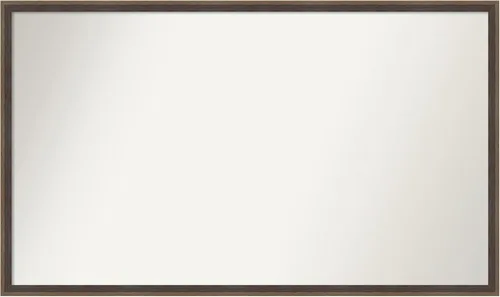 Miniatura 42 de Amanti Art Brown Bathroom Mirror for Over Sink, 23x41 Custom Made Hardwood Wedge Mocha Rectangle Vanity Mirror, Large Modern Wood Frame, Hangs