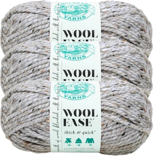 Miniatura 40 de Lion Brand Yarn - Ovillo de lana Wool-Ease Thick & Quick color fuerza aérea
