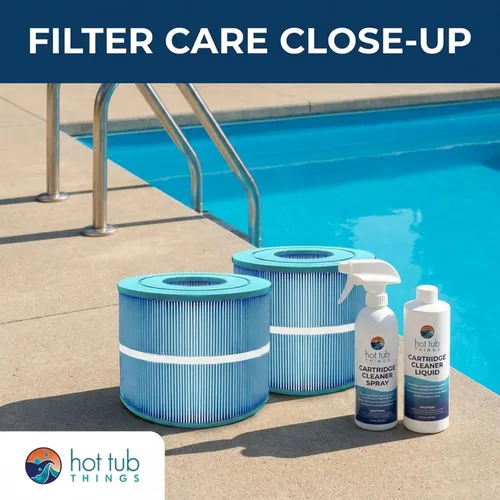 Miniatura 6 de 10-00282 Hot Tub Things - Cartuchos de filtro de spa - Compatible con Bullfrog®, Pleatco PBF40, Filbur FC-9900, PVT50W - Filtros de bañera