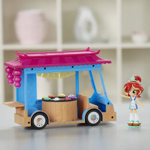 Miniatura 7 de My Little Pony Por ejemplo, Minis Sunset Shimmer Camión de sushi