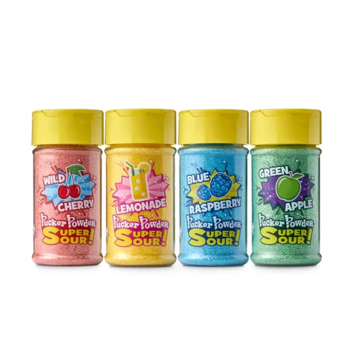 Paquete surtido de cobertura en polvo Pucker Powder Super ÁCIDO, cobertura para postres, caramelo, cobertura para helados, decoración para cupcakes