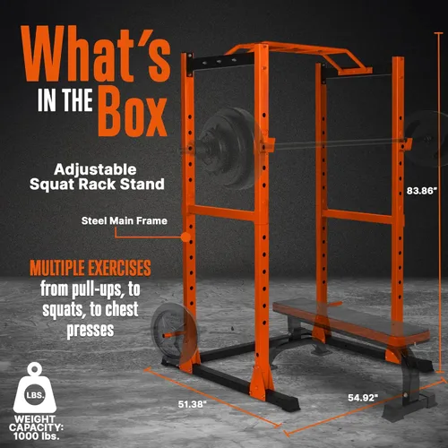 Miniatura 2 de SQUATZ Home Smart Gym, Adjustable Squat Rack Stand