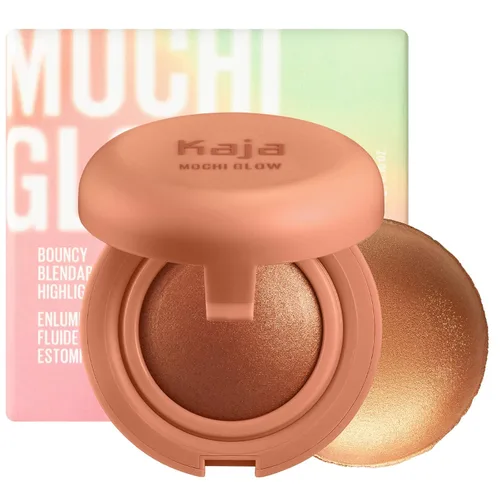 Kaja Resaltador Mochi Glow | 4 tonos, mezclable, de aspecto natural, compacto, tamaño de bocado, polvo de estrellas 04, 0.15 onzas 04 Polvo de