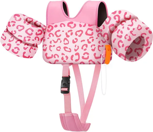 Miniatura 15 de HeySplash Swim Vest for Kids, Toddler Pool Floaties 10-20-30-50-66 Lbs, Baby Arm Floaties with Adjustable Strap, Swim Jacket Water Wing Arm Band