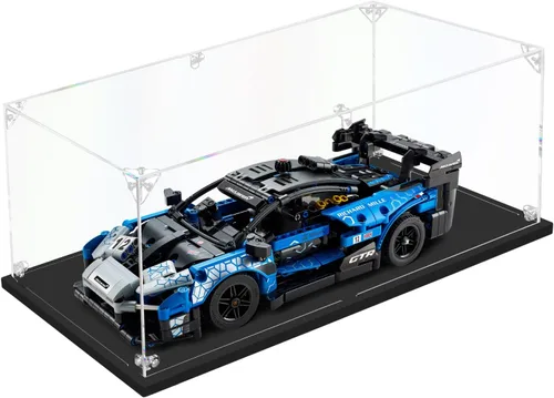 Miniatura 29 de Vitrina de acrílico transparente, vitrina autoensamblable para coleccionables, figuras de acción, muñecas, caja de vidrio alternativa para regalos