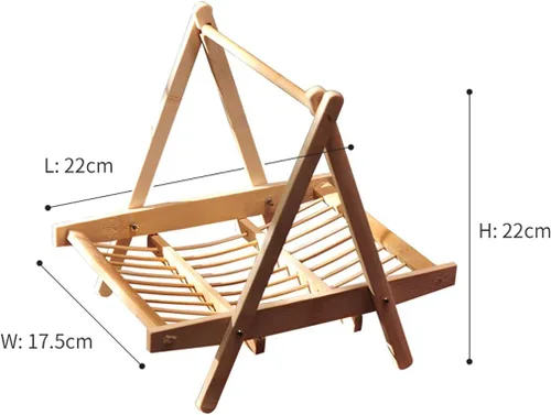Miniatura 3 de Zzooi Creative Bamboo Frame Sushi Sashimi - Plato colgante de bambú para sushi sashimi